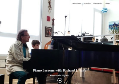 WordPress Website for Piano Instructor
