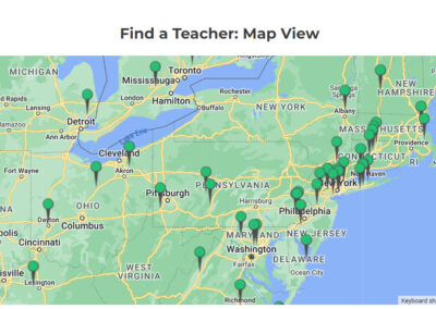 Yoga4Cancer Offers a Map View